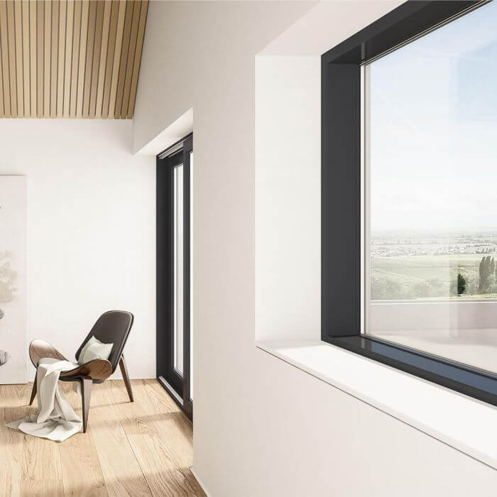 Innenfensterbank studioLINE 500x150 mm in Dekor Icy White Detail 2