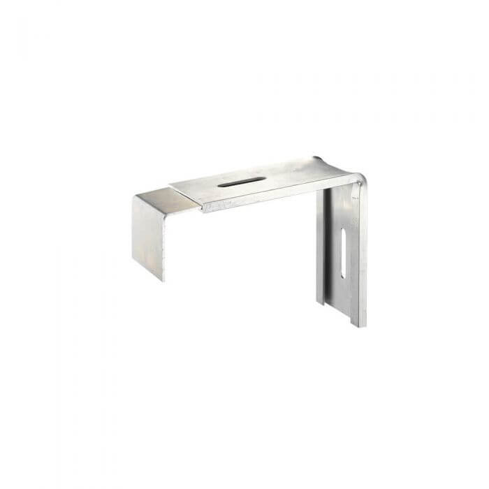 Variohalter aus Aluminium 165 bis 260 mm Verstellweg zur Vertikalabstützung von Fensterbänken